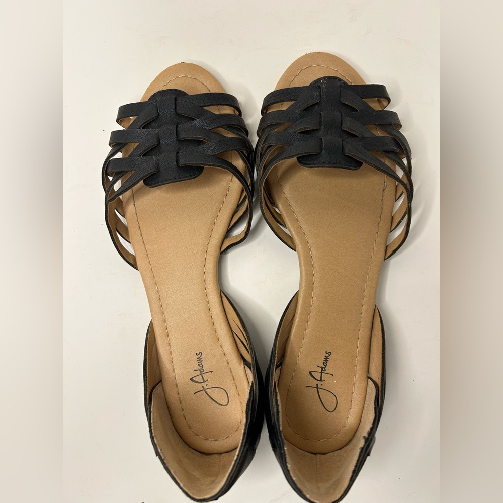 J. Adams Black Women's Flats